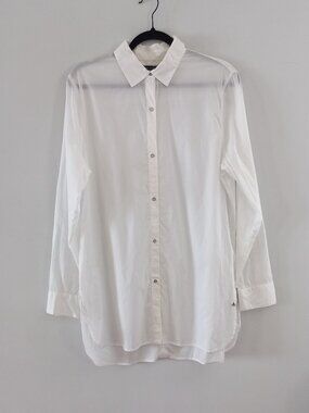 RAG AND BONE JEAN light cotton white button down shirt